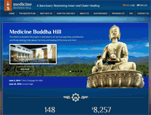 Tablet Screenshot of medicinebuddhahill.com